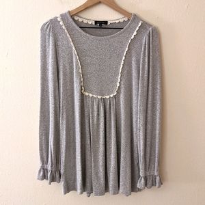 Roolee Plush Soft Flowy Blouse sz M